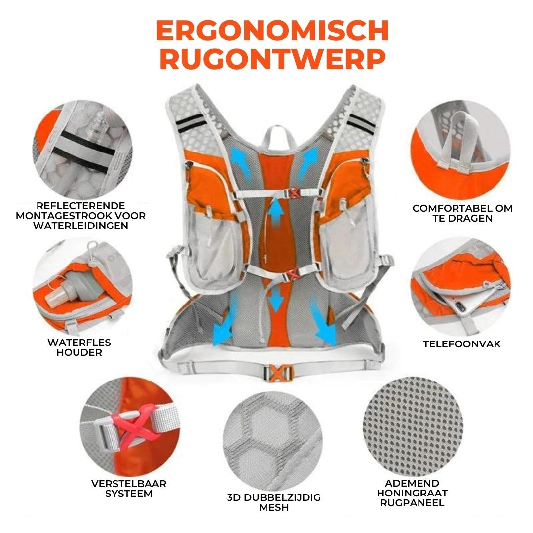 BowLift | TravelLite Backpack - Ultralight Hydration with Integrated Water Tank