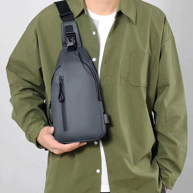 UrbanShield Waterproof Shoulder Bag with Anti-Theft Design | Bowlift