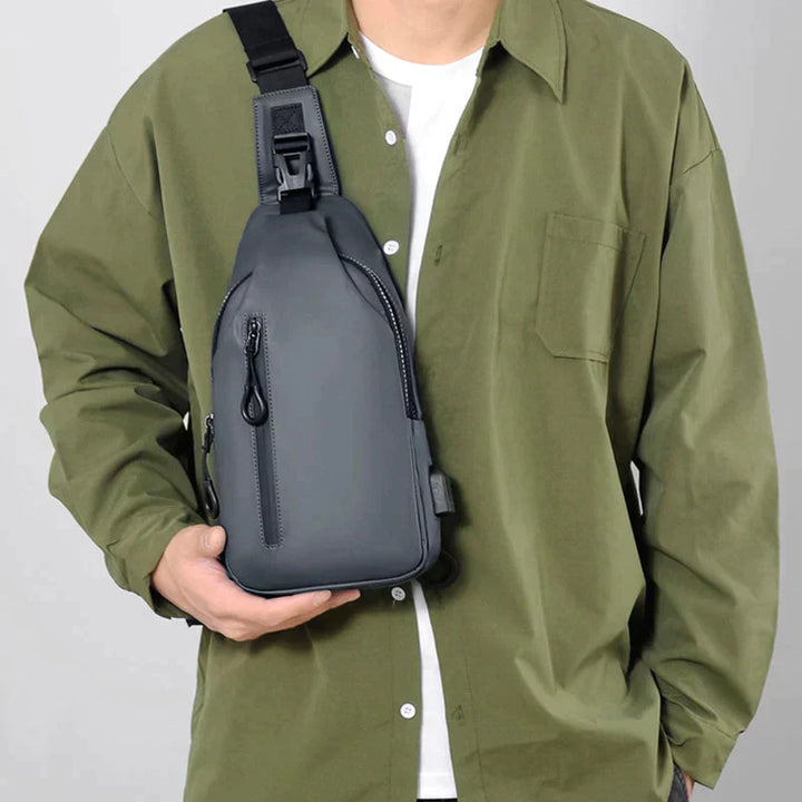 UrbanShield Waterproof Shoulder Bag with Anti-Theft Design | Bowlift