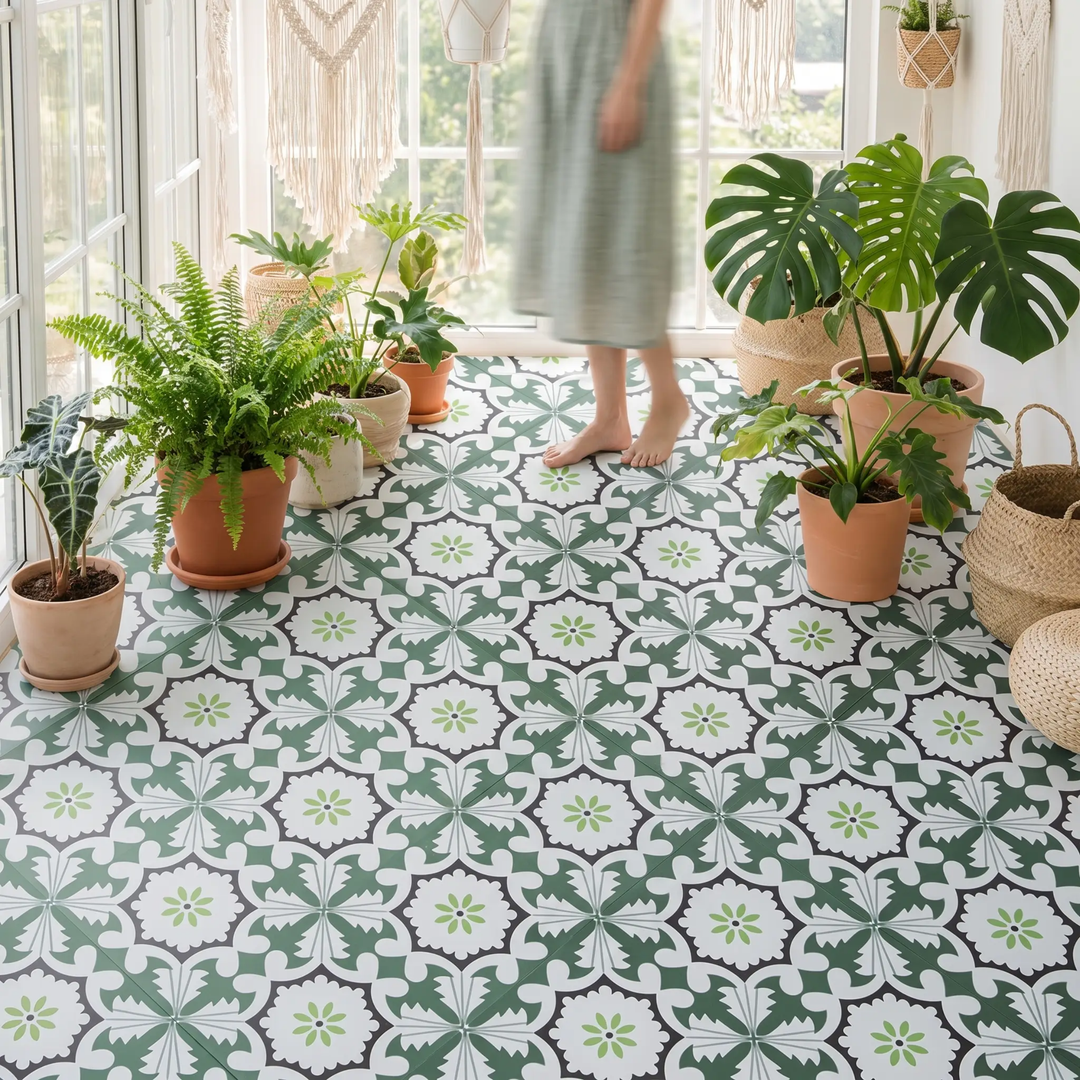 BowLift | Peel and Stick PVC Flooring Matt Vinyl Flooring with Stone Look