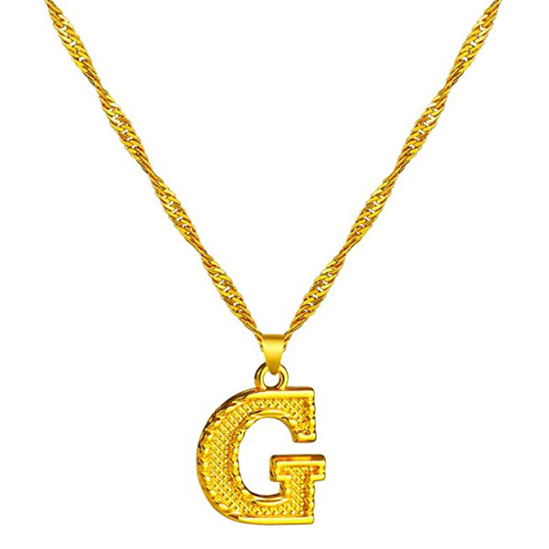 BowLift | 18K gold-plated initial letter necklace