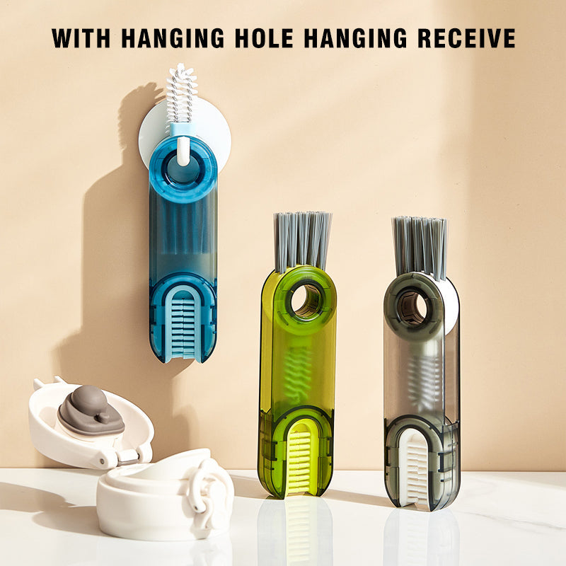 3 in 1 Cleaning Brush Multifunctional Bottle Gap Cleaner Brush | Bowlift