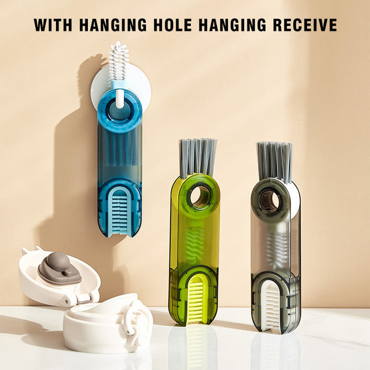3 in 1 Cleaning Brush Multifunctional Bottle Gap Cleaner Brush | Bowlift