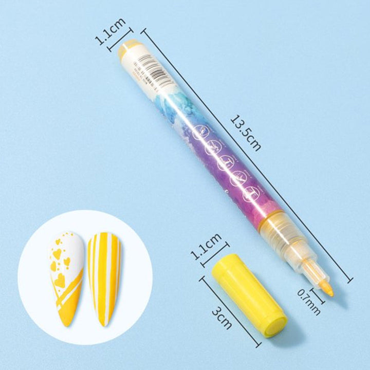 BowLift | 12-color ultra-thin curved nail pencil