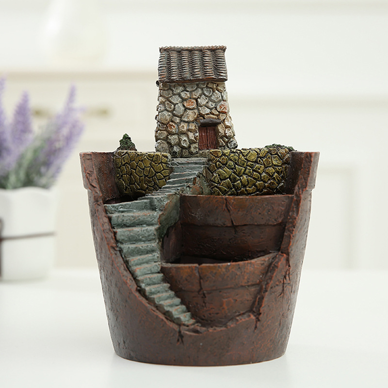 BowLift | Succulent decorative flower pot for mini garden – Bonsai planting pot for micro landscape and garden