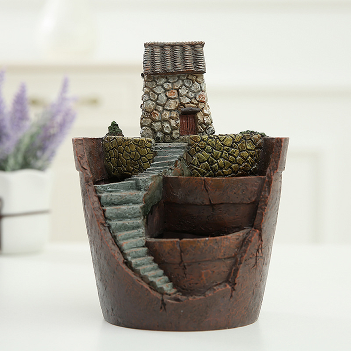 BowLift | Succulent decorative flower pot for mini garden – Bonsai planting pot for micro landscape and garden