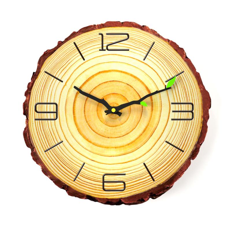 Wooden Annual Rings Wall Clock | Bowlift
