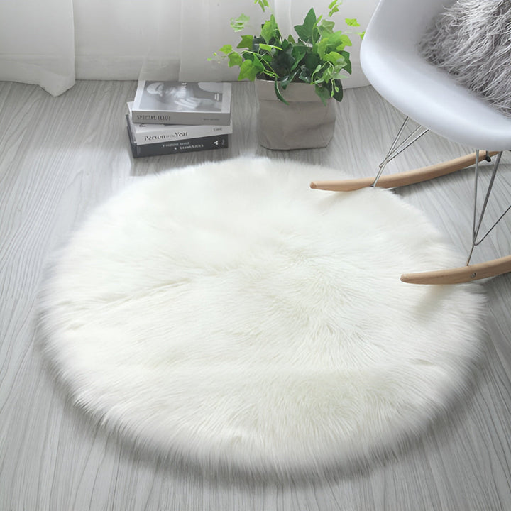 BowLift | Round Cloud Soft Plush Rug