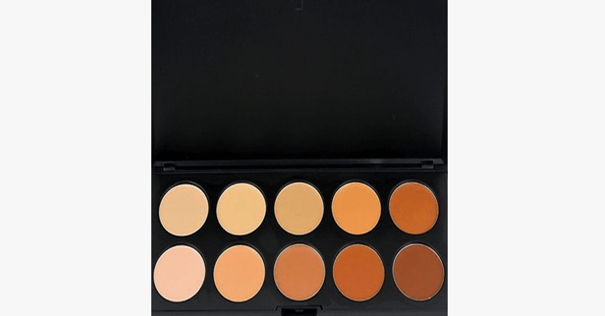 BowLift | 10 Color Concealer Palette - Magically hides all your imperfections and dark circles to give you a flawless look!