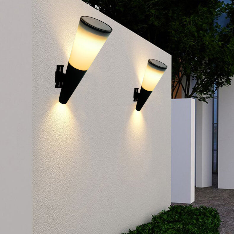 BowLift | Truro Solar Wall Light Anthracite - Energy-Efficient Solar Outdoor Wall Illumination
