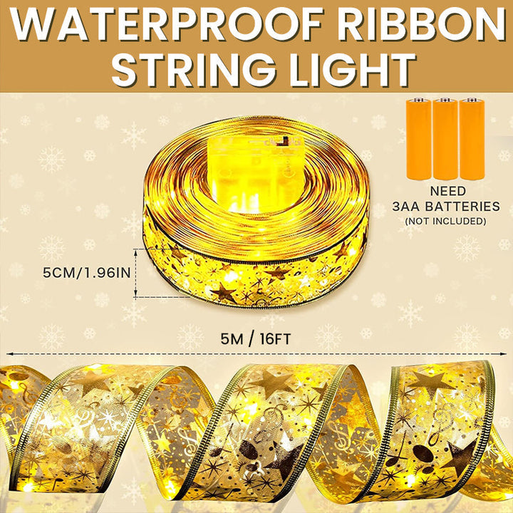 BowLift | Ribbon Christmas tree decorative lights