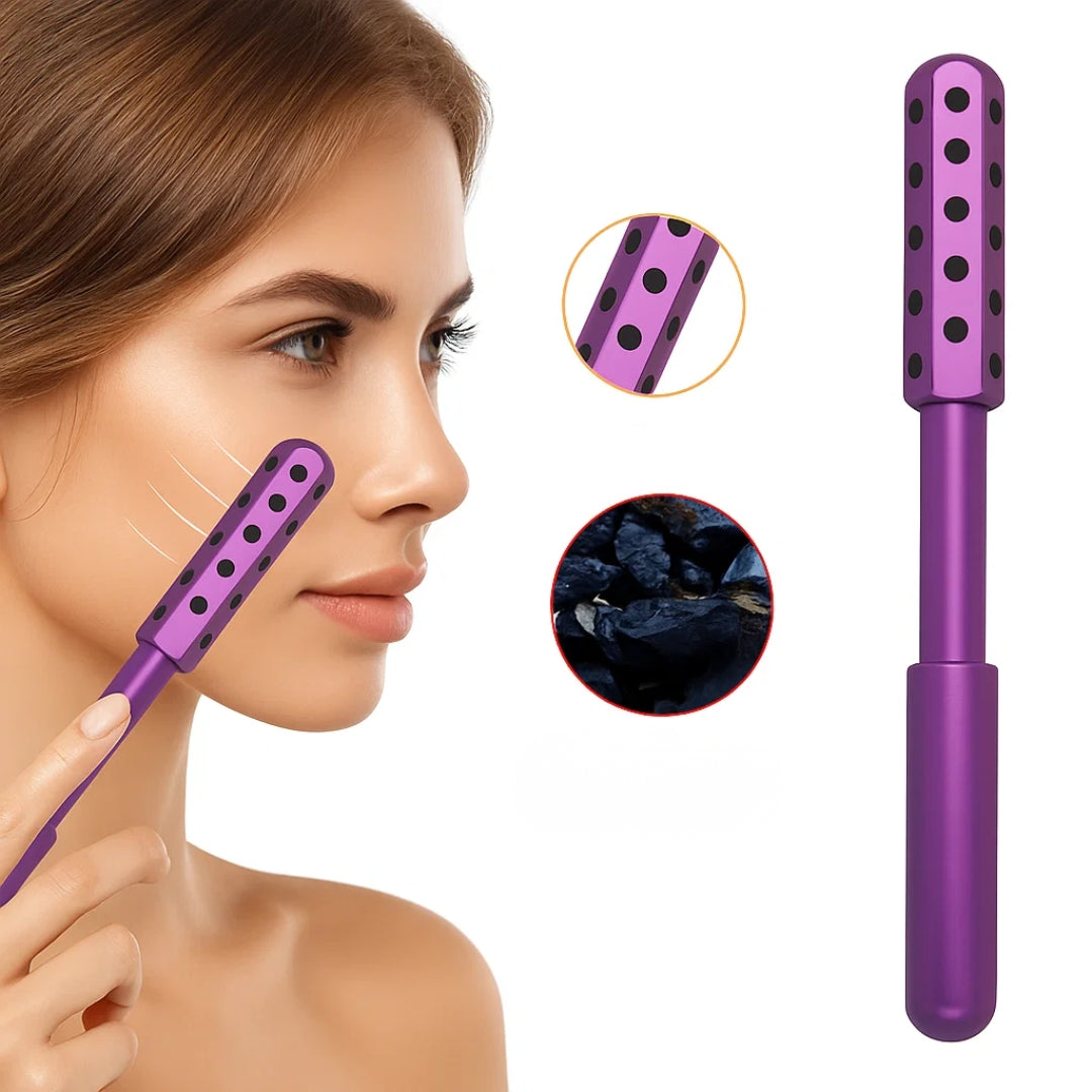 Depuff & Lift Skin – Smooth Metal Cooling Design – Boost Circulation & Glow for Cheeks Neck Face Bowlift