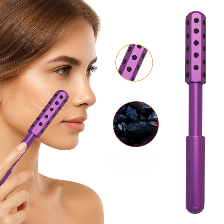 Depuff & Lift Skin – Smooth Metal Cooling Design – Boost Circulation & Glow for Cheeks Neck Face Bowlift