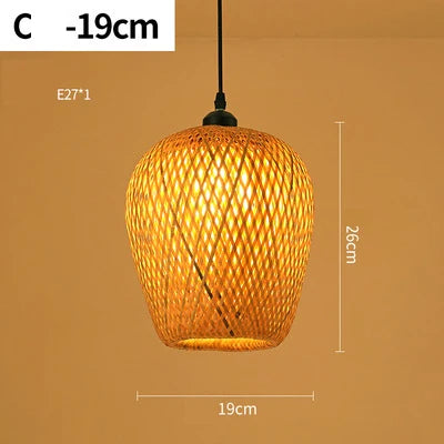 BowLift | Handmade Rattan Pendant Light - RayaLight