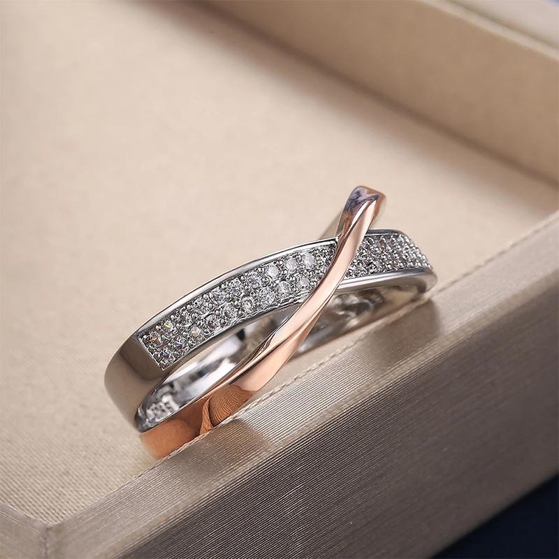 BowLift | X Shape Cross Ring for Women