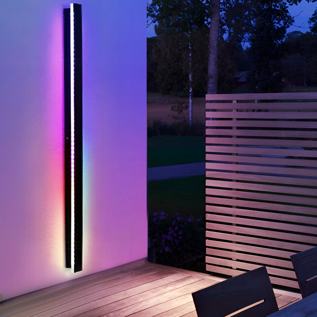 BowLift | Modern Black LED Wall Lighting for Garden and Terrace