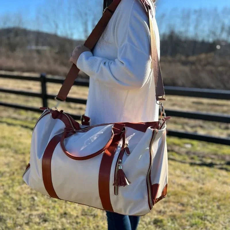 BowLift | Foldable PU Leather Suit Storage Bag