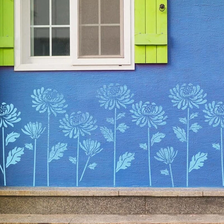 BowLift | DIY Decoration - Garden Fence Large Flower Drawing Templates