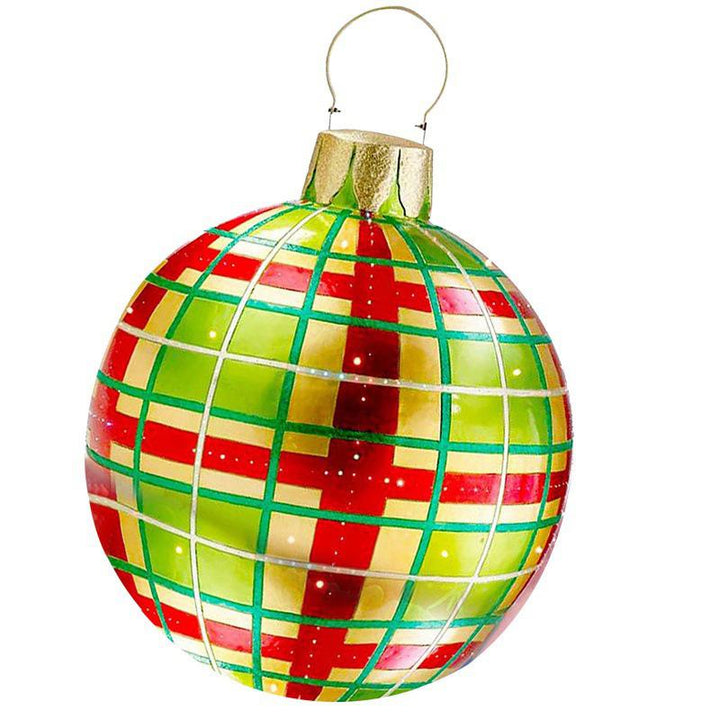 BowLift | Inflatable Christmas Ball Outdoor Decorated