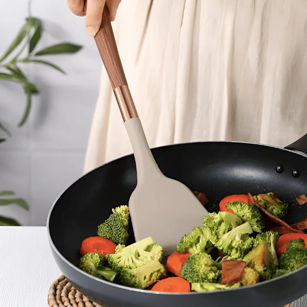 BowLift | Luxe Silicone Cooking Utensils | 10 Pcs Set