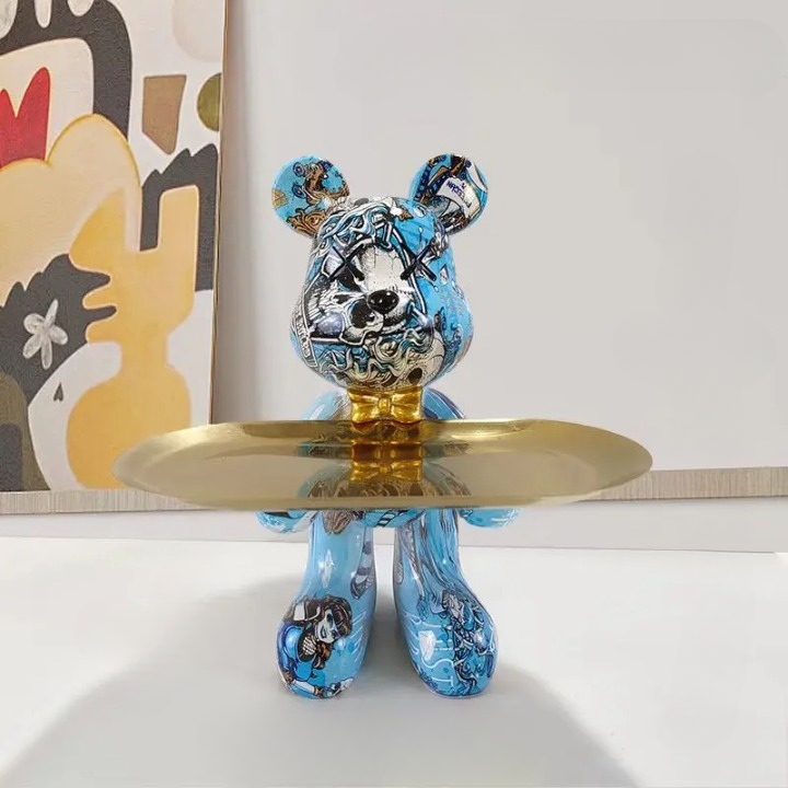 BearArt - Elegant Sculpture for Interior Decoration Bowlift