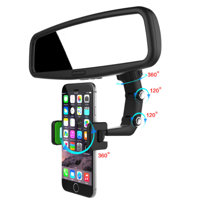 BowLift | Multifunctional rearview mirror phone holder