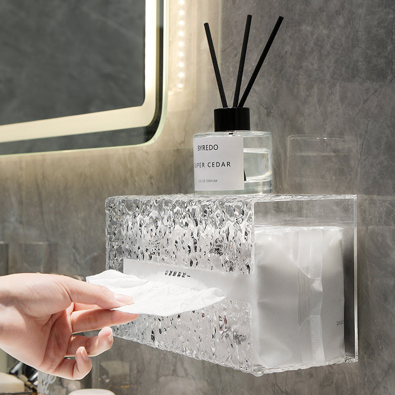 BowLift | Multifunctional Glacier Pattern Textile Box
