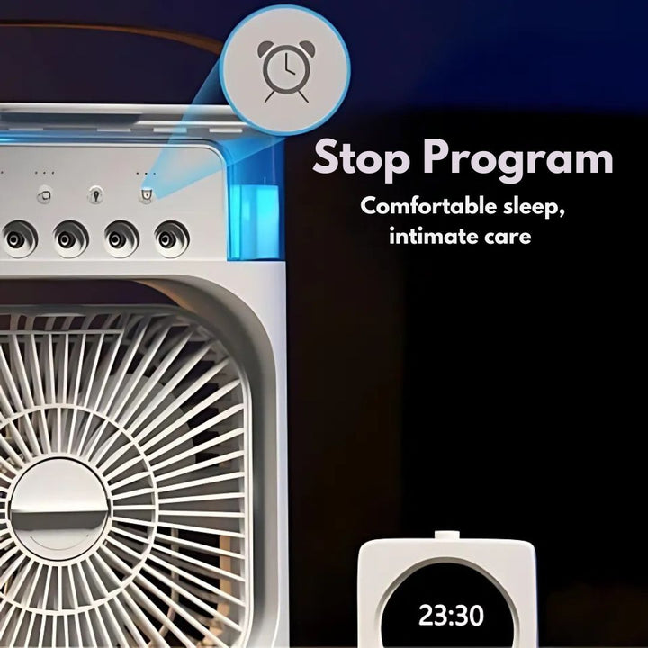 3-in-1 Air Cooler Humidifier | Portable, Adjustable Fan Speeds & Ideal for Bedrooms, Offices & Small Spaces | Bowlift