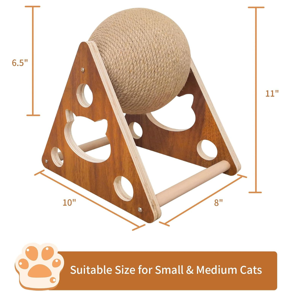 WhiskerBall •  Spinning Cat Toy