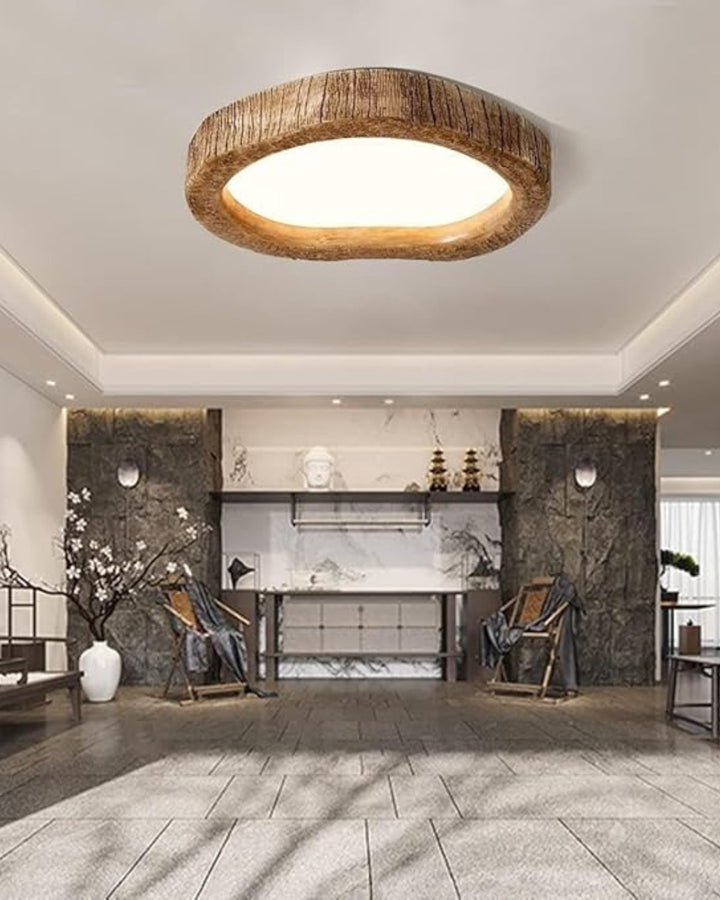 BowLift | Halo Ceiling Lamp made of Solid Wood