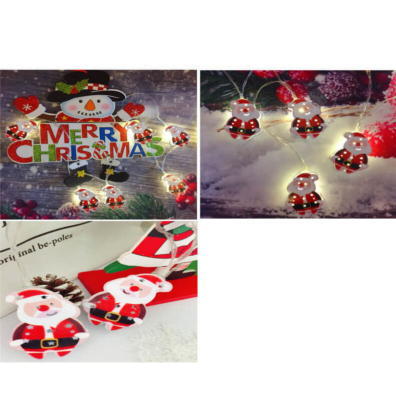 BowLift | Christmas Decorative String Light Painted Bells Elk Battery Box LED Light String Light