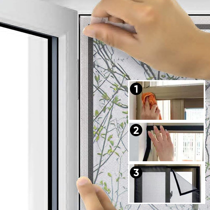 Anti-mosquito Self-adhesive Window Screen | Bowlift