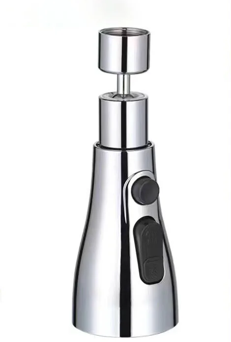 HydroFlex360 – Multifunctional 360°/720° Rotatable Kitchen Faucet Attachment with 3 Spray Types Bowlift