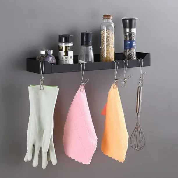 BowLift | 10-piece set stainless steel clips with hooks – Practical & Rust-free