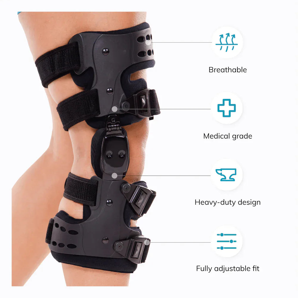 BowLift | Osteoarthritis Unloader Knee Brace – Medial & Lateral Support for Bone-on-Bone Arthritis Relief