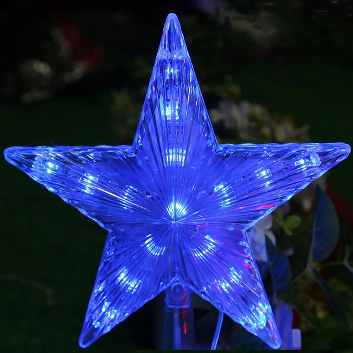 LED Christmas Tree Top Star for Indoor and Outdoor Use