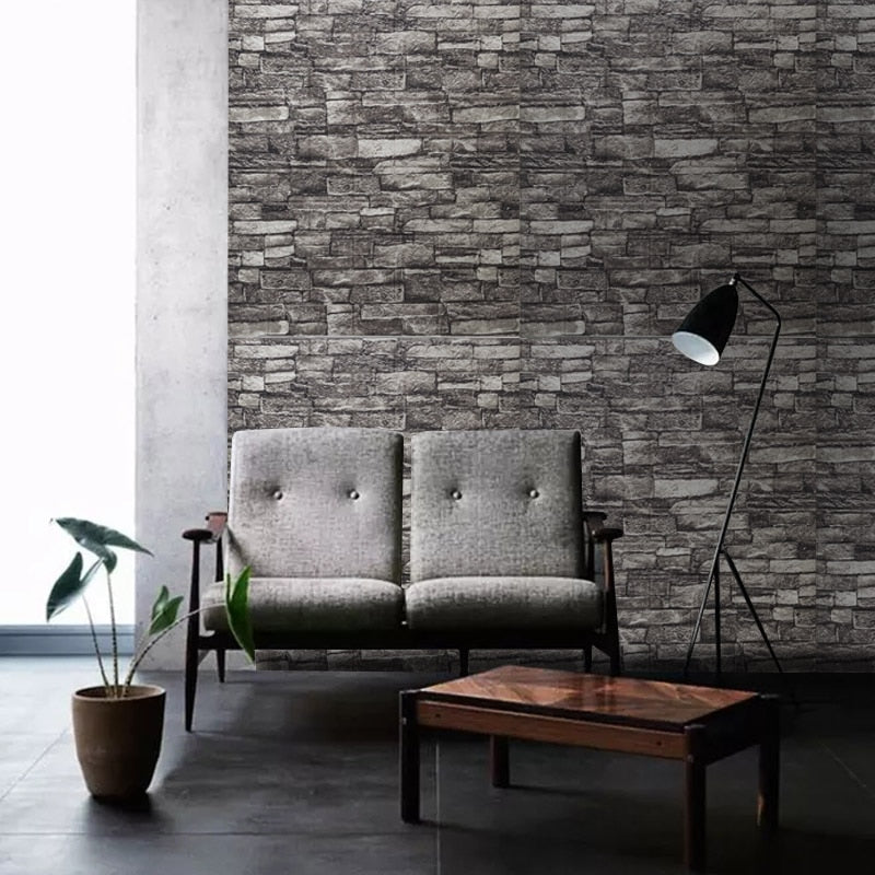 10pcs 3D Brick Wall Sticker Waterproof Self-Adhesive Wall Sticker | Bowlift
