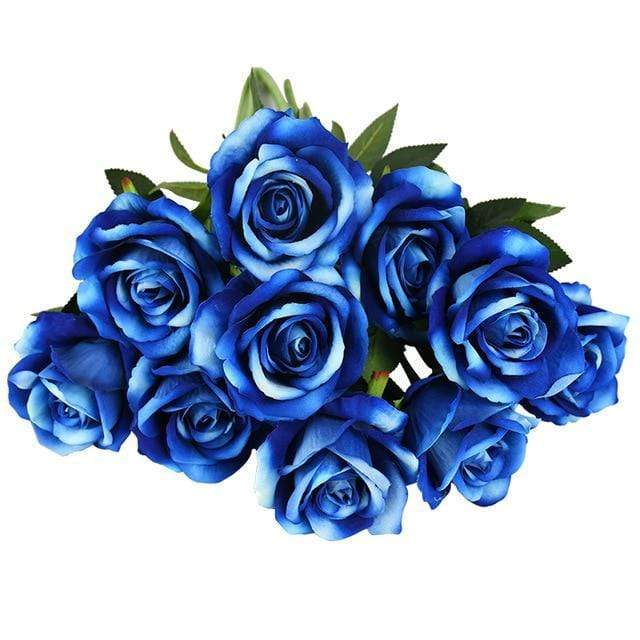 10 pieces silk roses Bowlift