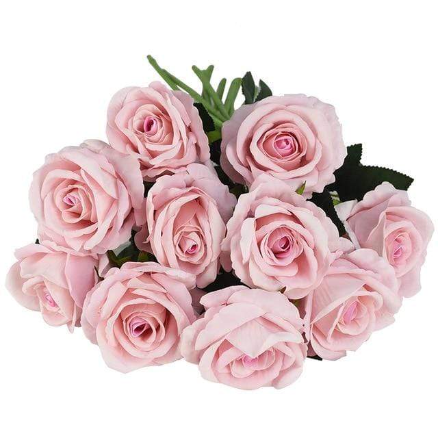 10 pieces silk roses Bowlift