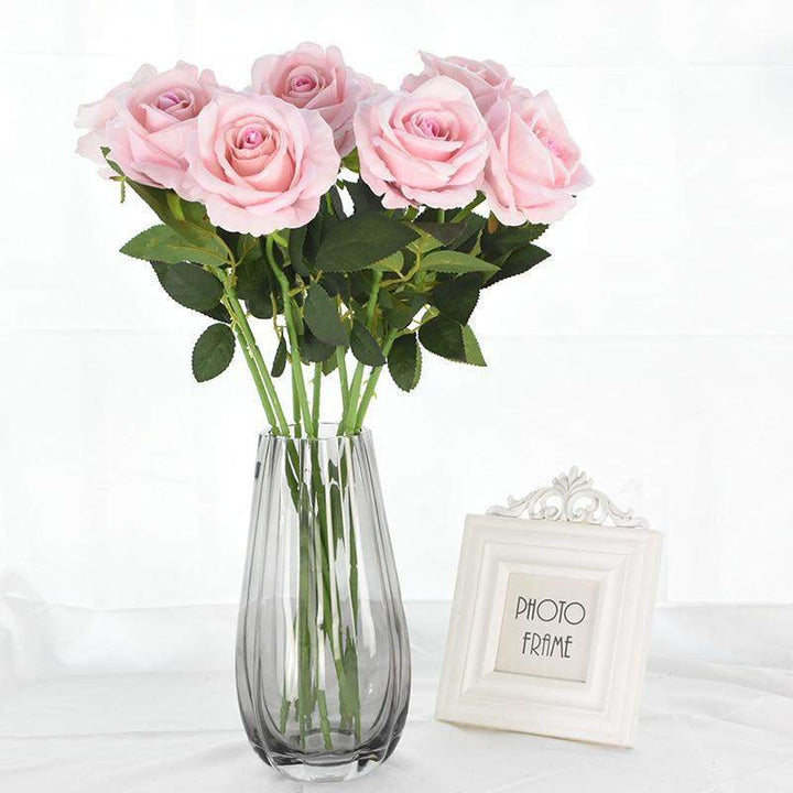 10 pieces silk roses Bowlift
