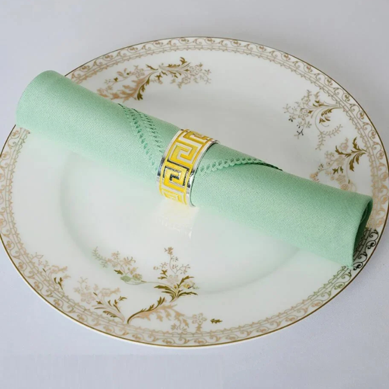 10pcs Polyester Table Napkins Wrinkle-Resistant Cloth Table Napkins | Bowlift