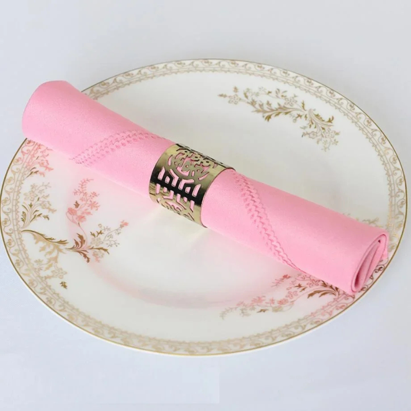 10pcs Polyester Table Napkins Wrinkle-Resistant Cloth Table Napkins | Bowlift