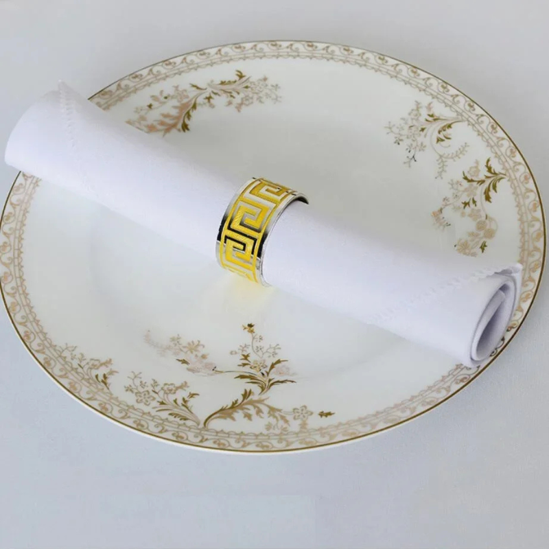 10pcs Polyester Table Napkins Wrinkle-Resistant Cloth Table Napkins | Bowlift