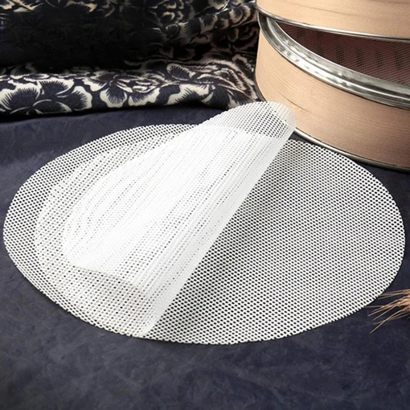 10Pcs Silicone Round Steamer Liners Non-stick Reusable Dehydrator Mats | Bowlift