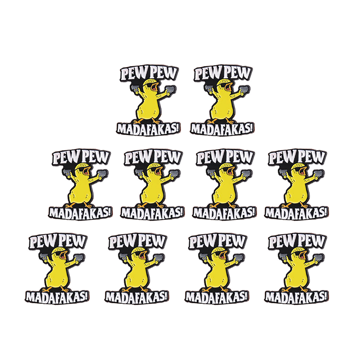 BowLift | Letter & Cartoon Duck Design Brooch