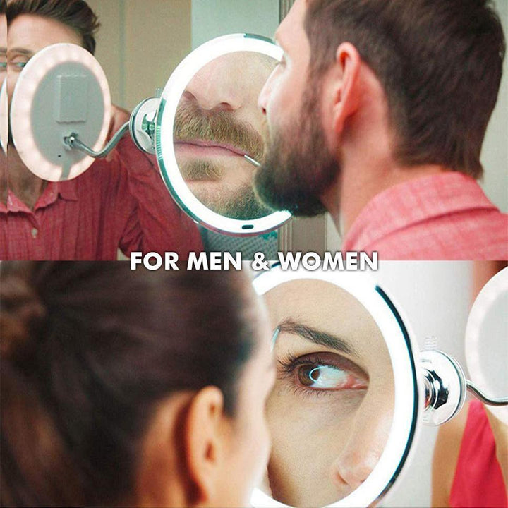 BowLift | 10x Zoom LED Makeup Mirror