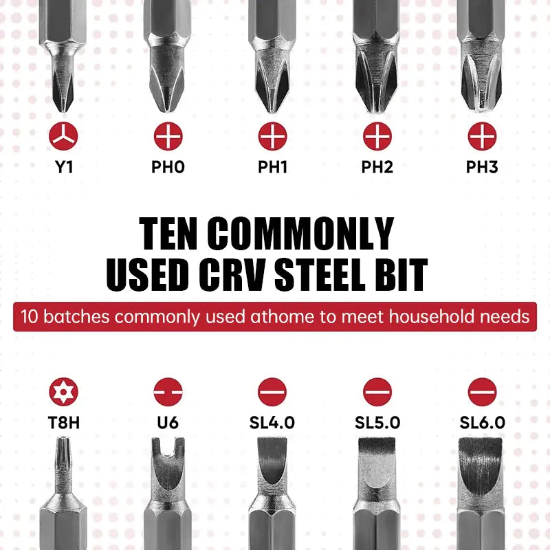 BowLift | 11-in-1 Ratchet Screwdriver for Hard-to-Reach Places