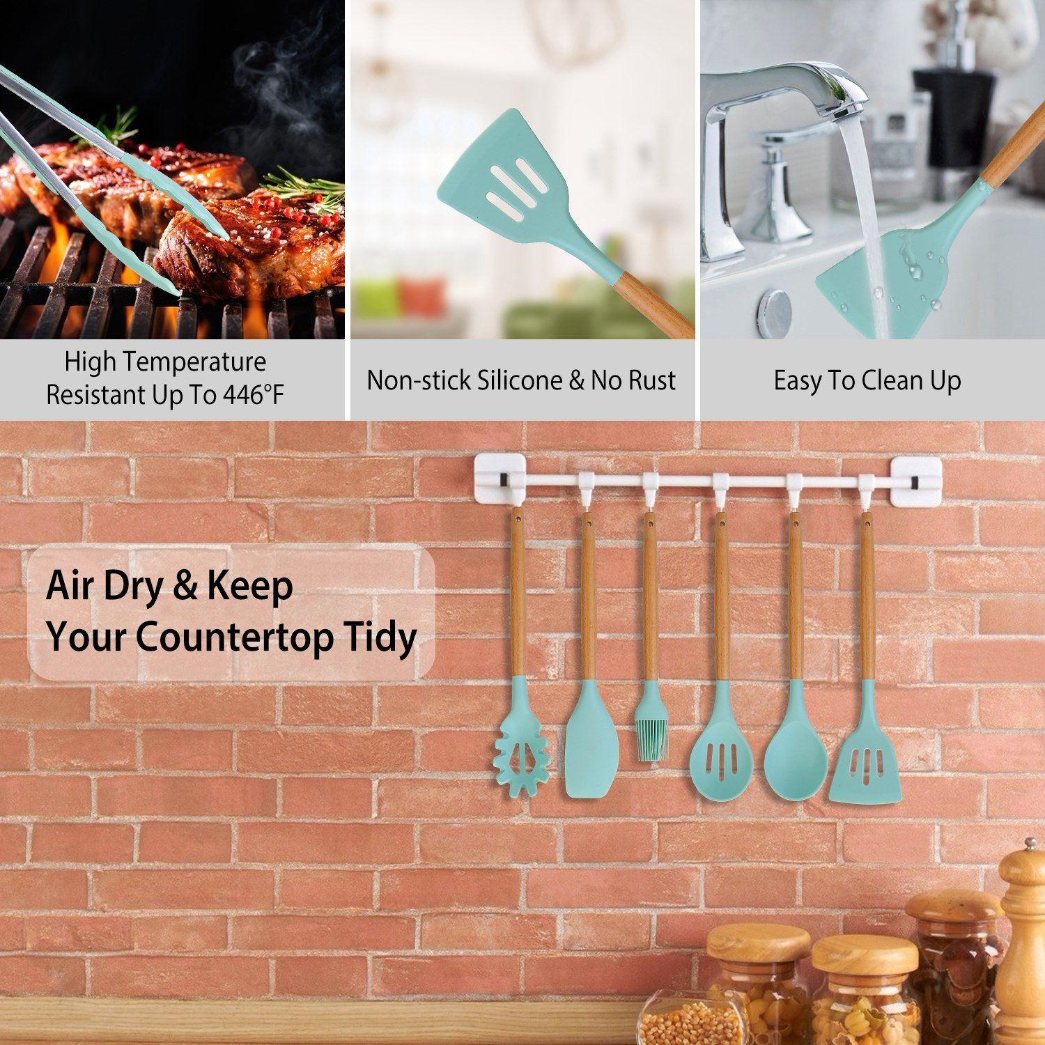 BowLift | 11-Piece: Silicone Cookware Set