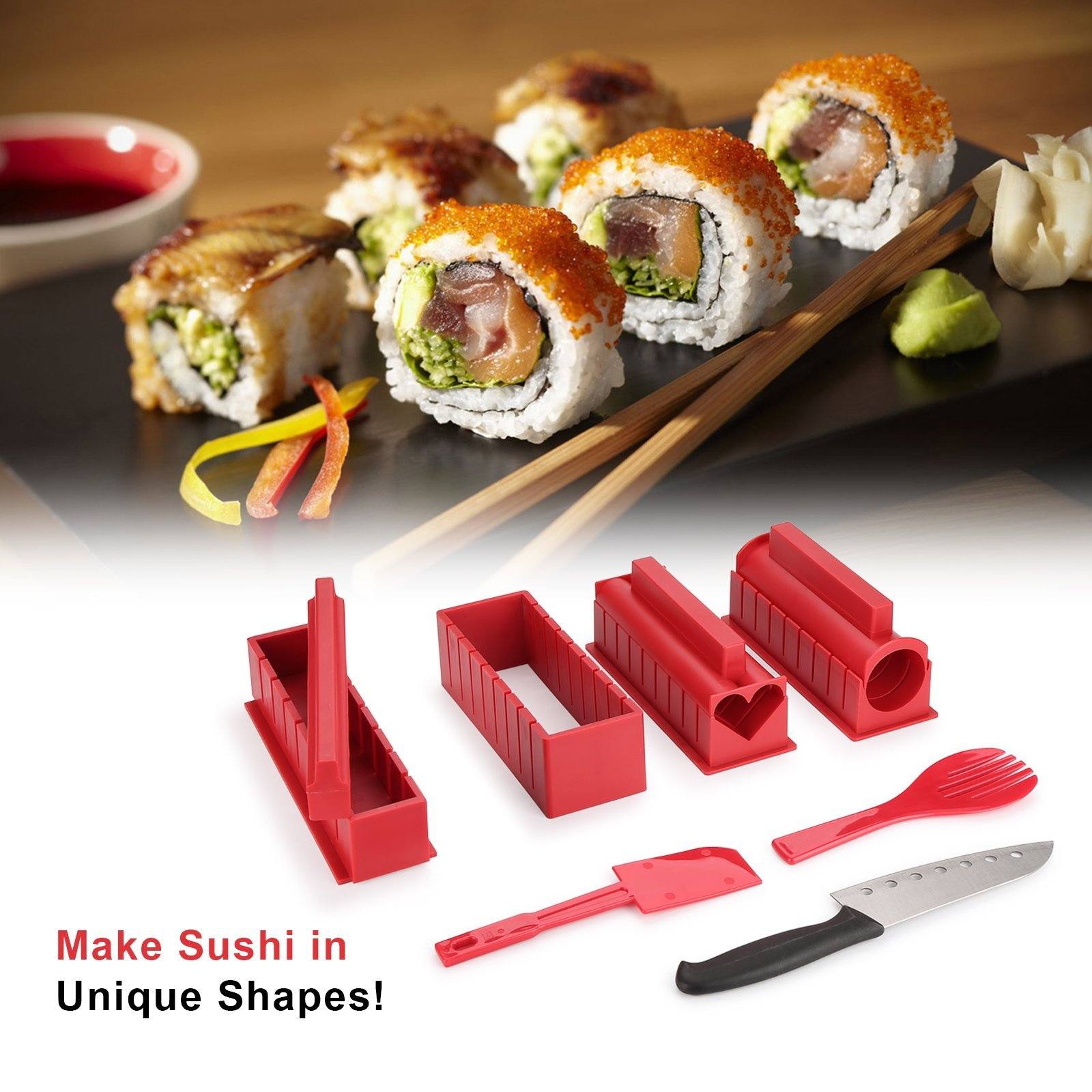 BowLift | 11-piece: Sushi Maker Set Sushi Rolls with high-quality Sushi Knife