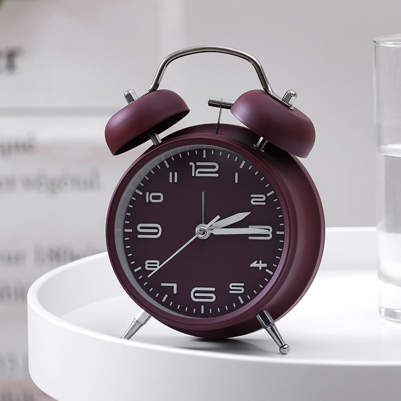 Classic Alarm Clock with Modern Accents Bowlift